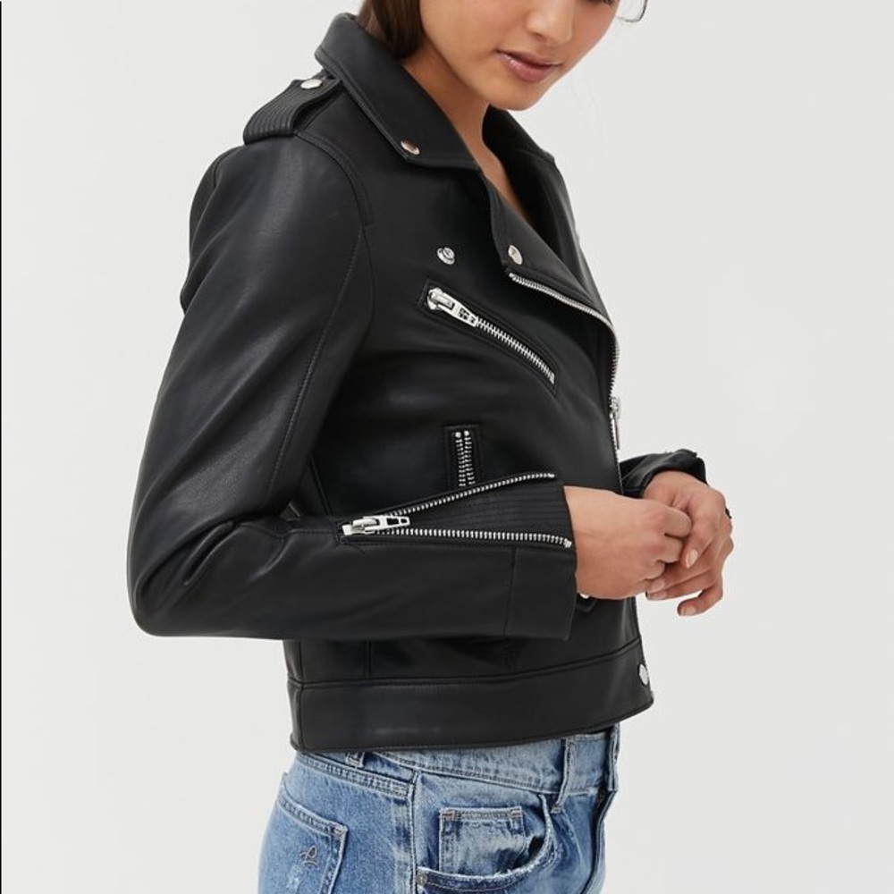 Leather jacket